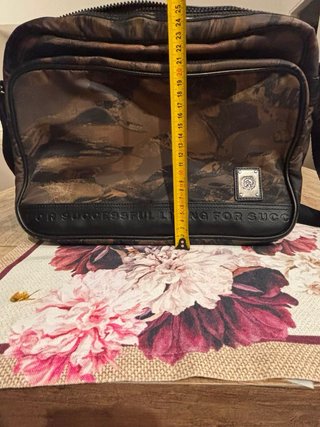 Borsa Diesel camouflage marrone e nera
