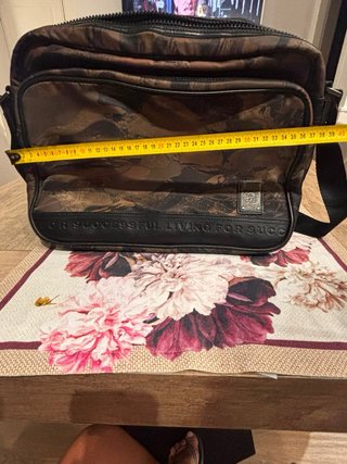 Borsa Diesel camouflage marrone e nera