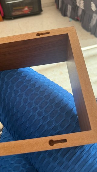 Estantería de pared de madera