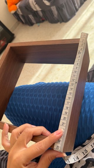 Estantería de pared de madera