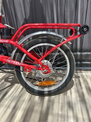 Bicicleta Plegable 16 Teen Roja