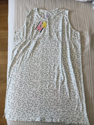Camisón Maternidad Kiff-Kiff Blanco Mariposas