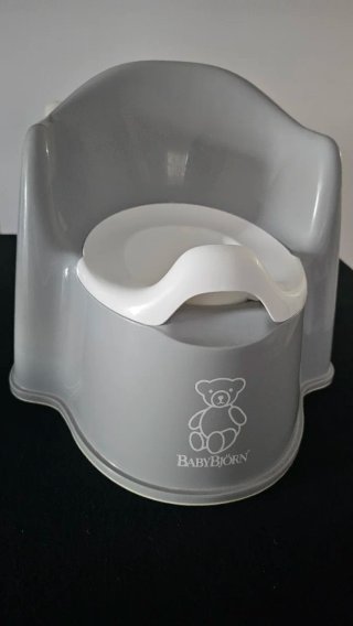 Orinal bebé BabyBjörn gris