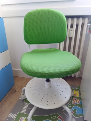 Silla de escritorio infantil verde
