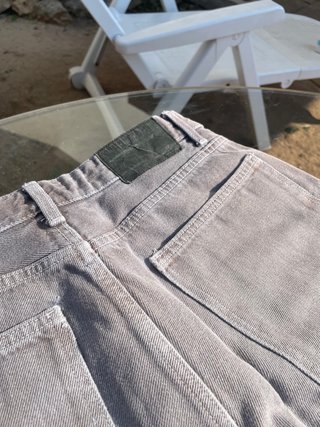 Jeans Bershka baggy grigio doubleknee
