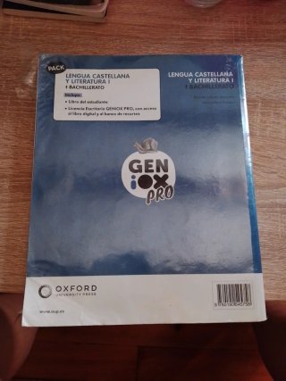 Lengua castellana y literatura I. Libro del est...