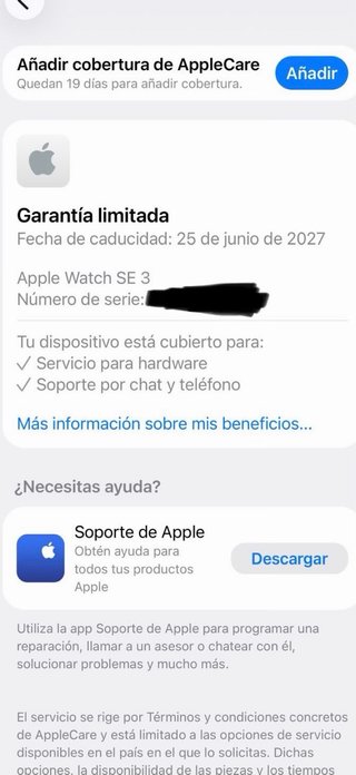 Apple Watch SE 3 44mm Cellular Dorado Nuevo