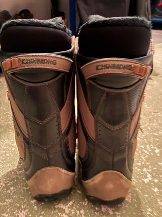 Botas K2 y fijaciones de snowboard Talla 10.5