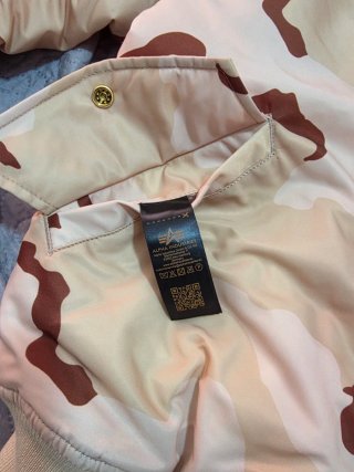 Chaqueta Alpha Industries Camuflaje Desierto