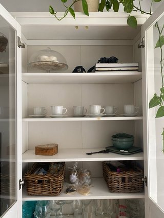 Vitrina Hemnes Ikea Blanca