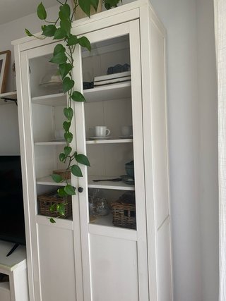 Vitrina Hemnes Ikea Blanca
