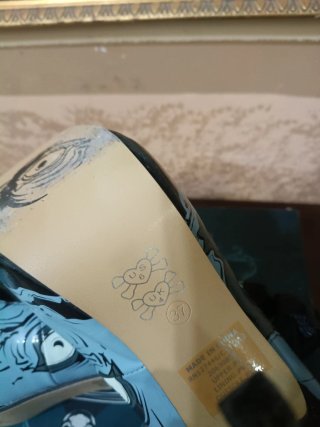 Tacones Iron Fist Estampado Calavera