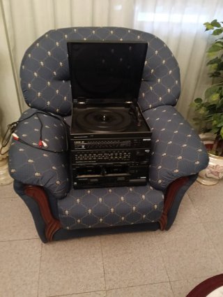 Minicadena Vintage Tocadiscos Vinilo