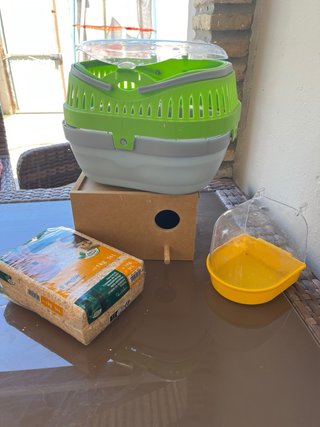 Kit Agapornis transportín y accesorios