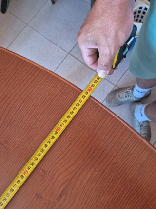 Mesa de comedor de madera (Extensible)
