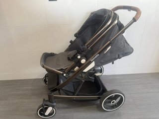 Carrito de bebé silla y capazo