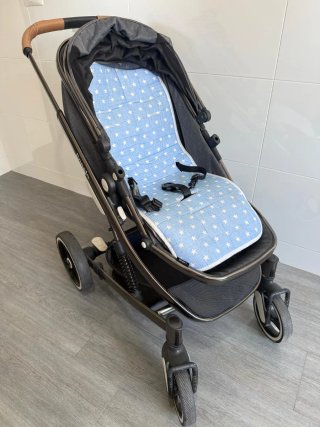 Carrito de bebé silla y capazo