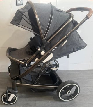 Carrito de bebé silla y capazo
