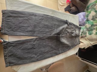 Pantalón Bershka negro estilo rap Talla S