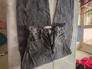 Pantalón Bershka negro estilo rap Talla S