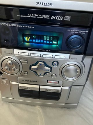 Minicadena Aiwa CX-NSZ200 NSX-SZ200 ¡NUEVA!
