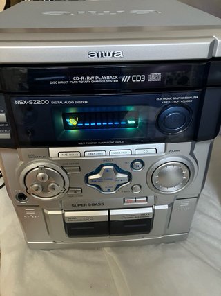 Minicadena Aiwa CX-NSZ200 NSX-SZ200 ¡NUEVA!