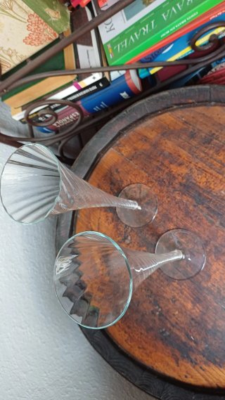 2 Copas de Cava Antiguas