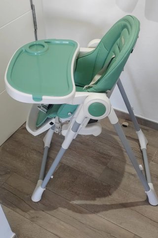 Trona bebé GoldBaby color verde menta