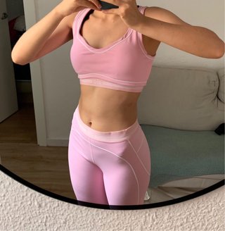 Conjunto deportivo mujer rosa T. L/M , S
