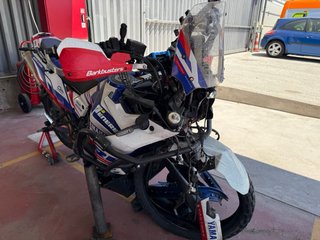 Yamaha T7 World Rally siniestrada