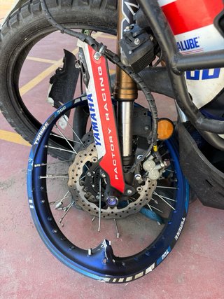 Yamaha T7 World Rally siniestrada