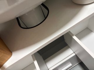 Cajonero de baño blanco