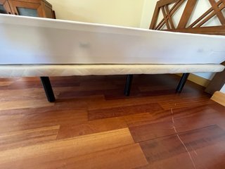Cama Matrimonio 150cm Madera oscura