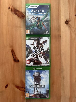Pack 3 Juegos Xbox Avatar, Star Wars Suicide Squad
