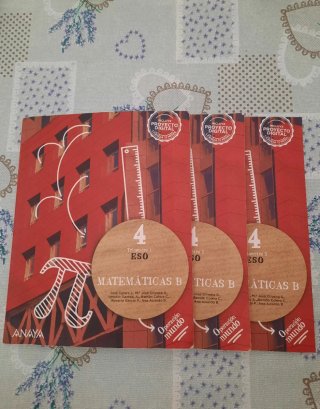 Pack libros matemáticas 4 ESO ANAYA