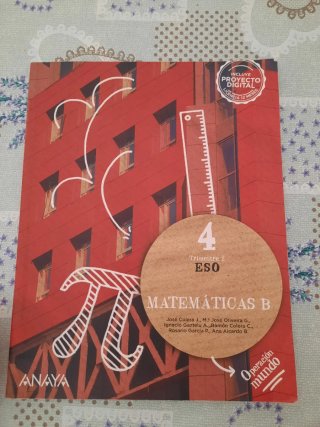 Pack libros matemáticas 4 ESO ANAYA
