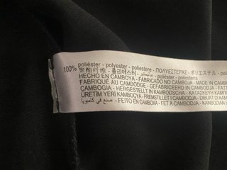 Camisa Zara Satén Negra Talla M