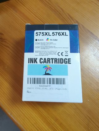 Cartucho Tinta 575XL 576XL Compatible Negro/Color