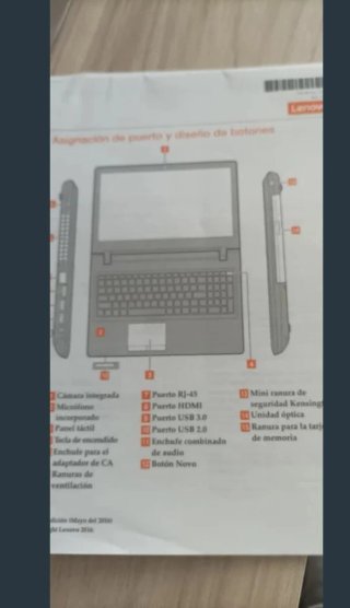 Portátil Lenovo Negro