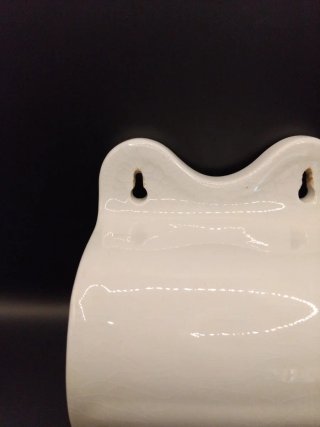 Portarrollos de porcelana antiguo