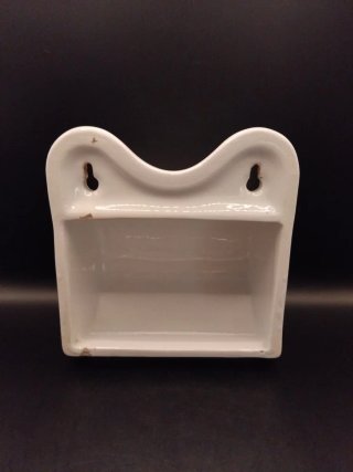 Portarrollos de porcelana antiguo