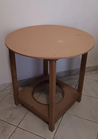 Mesa camilla redonda 70cm madera