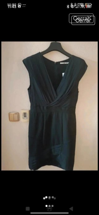 Vestido Negro cruzado