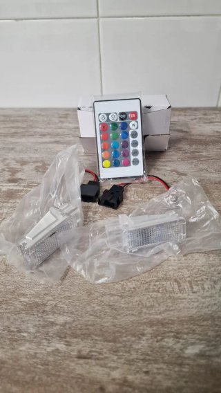 Luces LED RGB Coche + Mando (Nuevas)