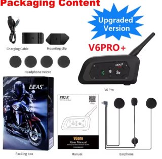 Intercomunicador Moto EJEAS V6 Pro+