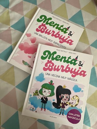 Menta y Burbuja. 1 y 2libro infantil con mayúscula