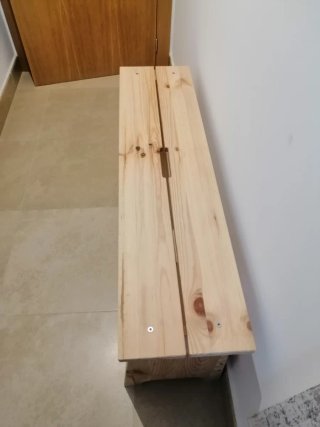Banco de madera perjohan ikea