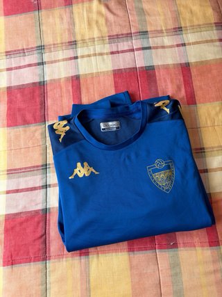 Sudadera Kappa Azul y Dorada