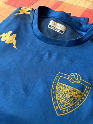Sudadera Kappa Azul y Dorada