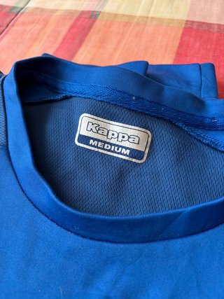 Sudadera Kappa Azul y Dorada